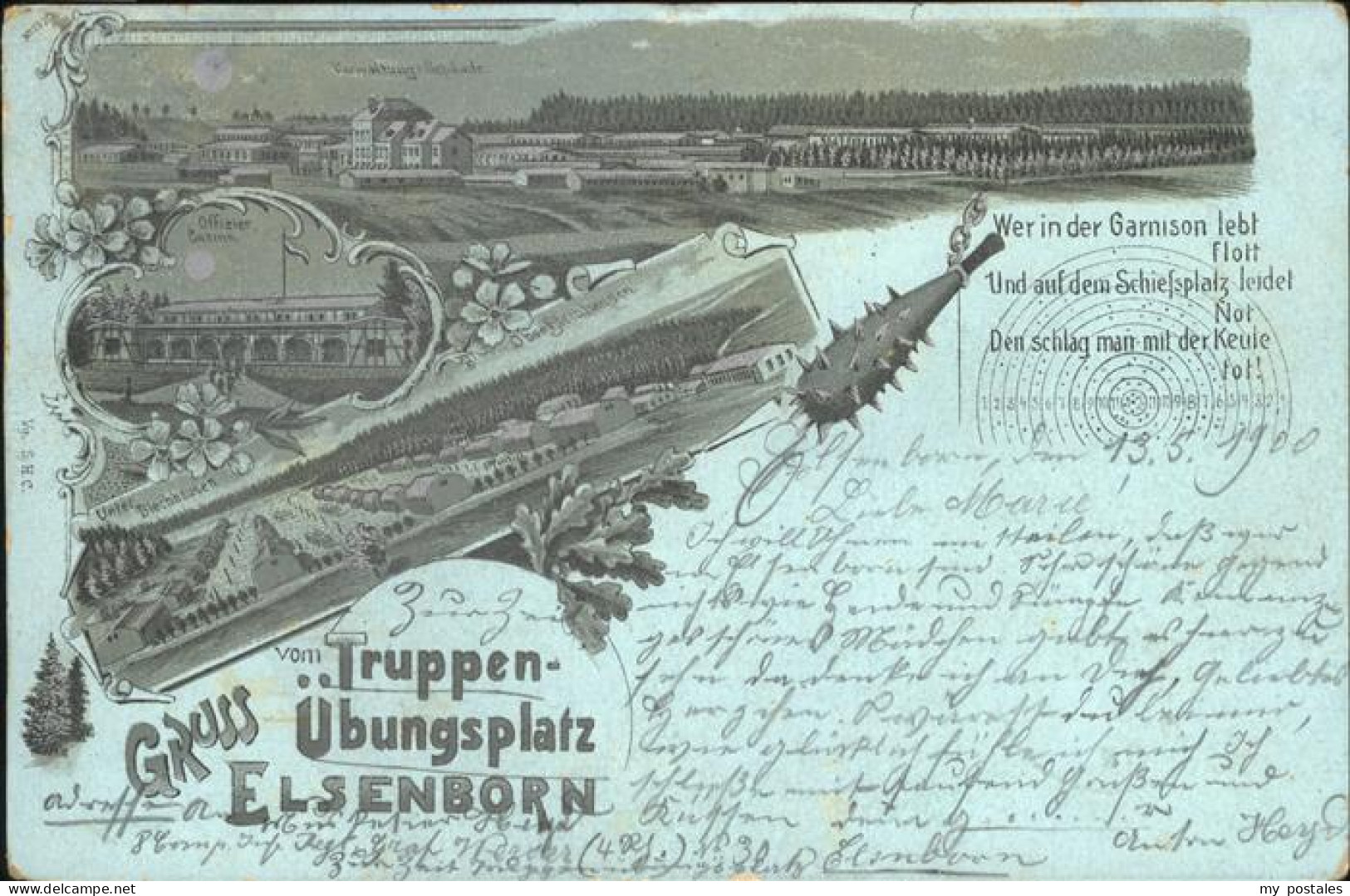 41108274 Elsenborn Mondscheinkarte
Truppenuebungsplatz Elsenborn - Elsenborn (camp)