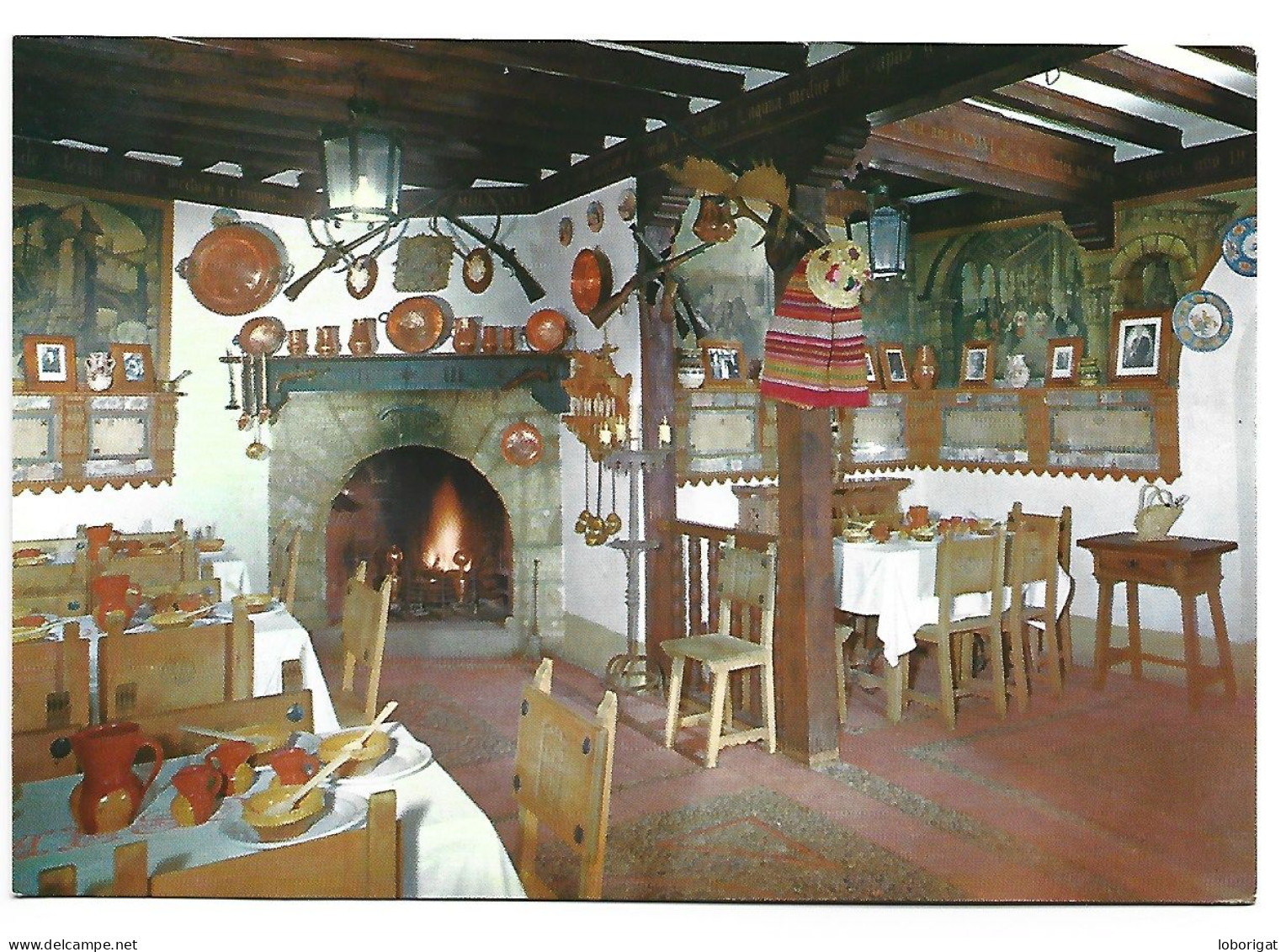 COMEDOR DEL CONDESTABLE D. ALVARO DE LUNA.- MESÓN DE CANDIDO.-  SEGOVIA.- ( ESPAÑA ). - Segovia