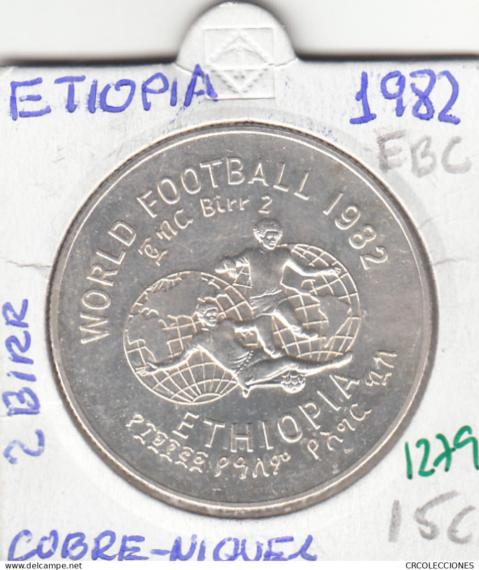 CR1279BIS MONEDA ETIOPIA 2 BIRR 1982 COBRE-NIQUEL EBC  - Sonstige – Afrika
