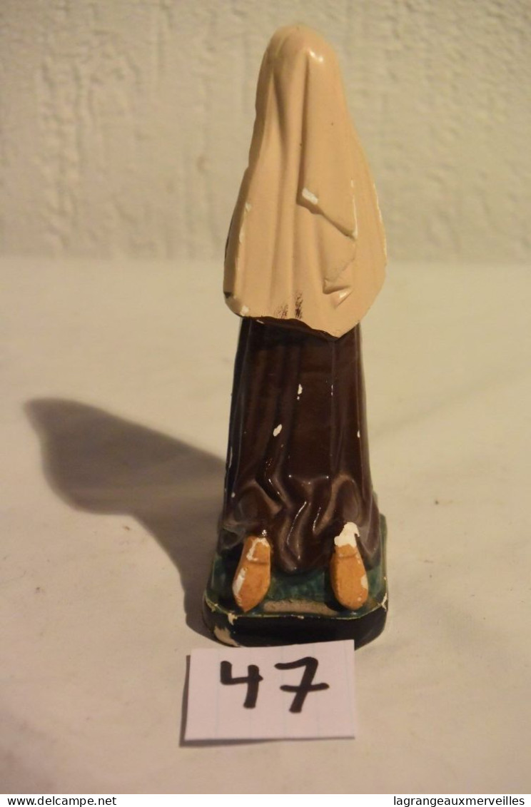 C47 Statuette De Sainte Bernadette En Plâtre - Gesso