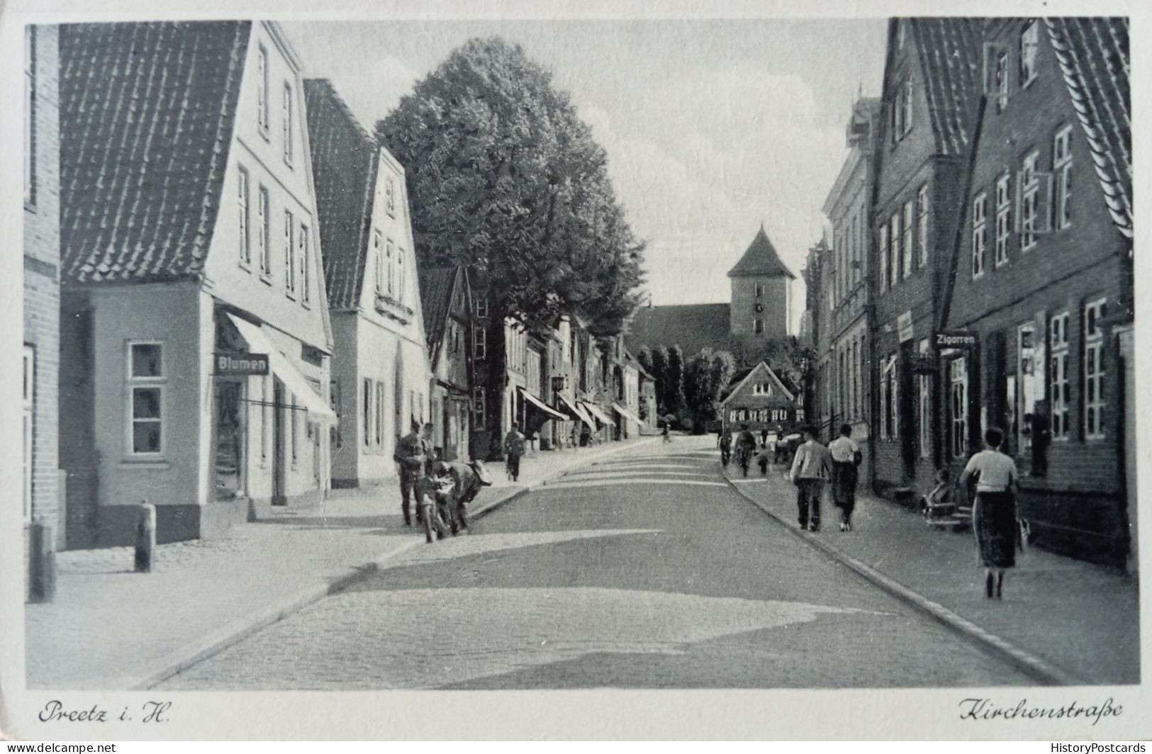 Preetz, Kirchenstrasse, Ca. 1950 - Preetz