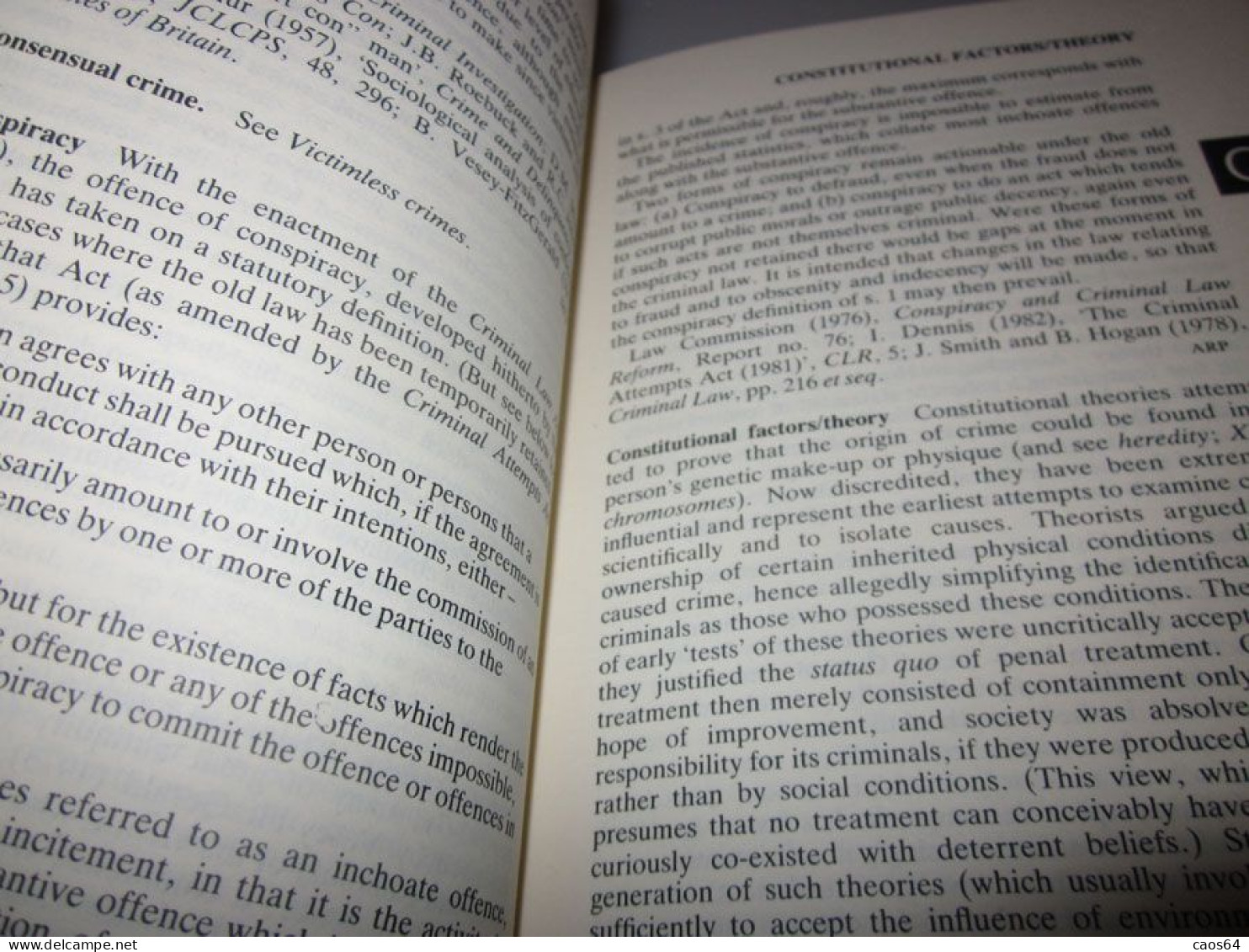 A Dictionary Of Criminology Dermot Walsh And Adrian Poole 1983 - 1950-Hoy