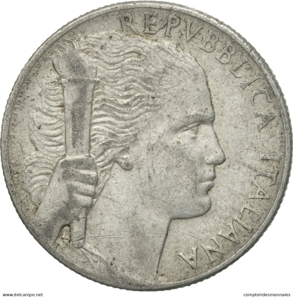 Monnaie, Italie, 5 Lire, 1950, Rome, TB+, Aluminium, KM:89 - 5 Liras