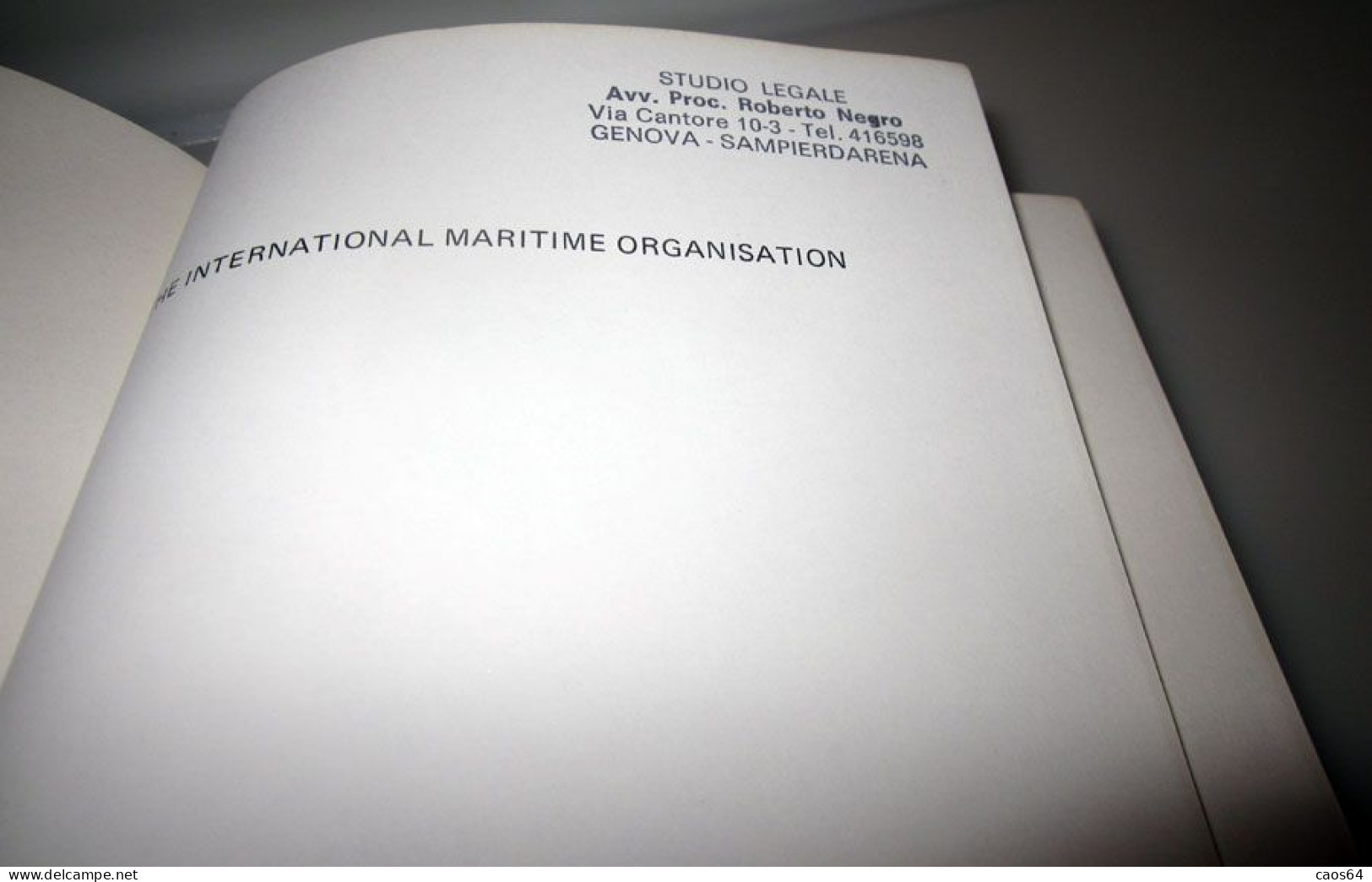 The International Maritime Organisation Samir Mankabady 1984 - 1950-Oggi