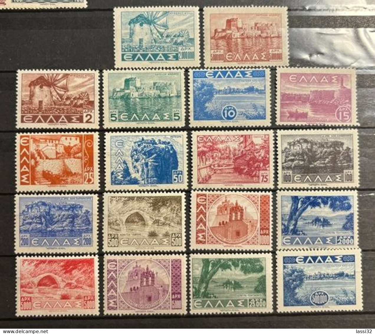 GREECE 1942, LANDSCAPES, MNH/MH - Nuovi