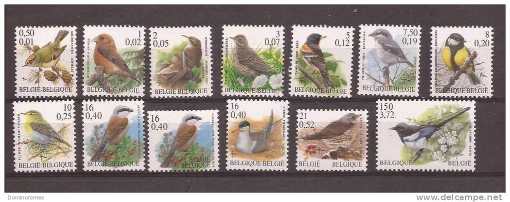 Lot Allemaal Verschillende Buzin Vogels In BF/ EURO Postfris Zonder Scharnier ** !!! COMPLETE SERIE  !!!! - Sammlungen