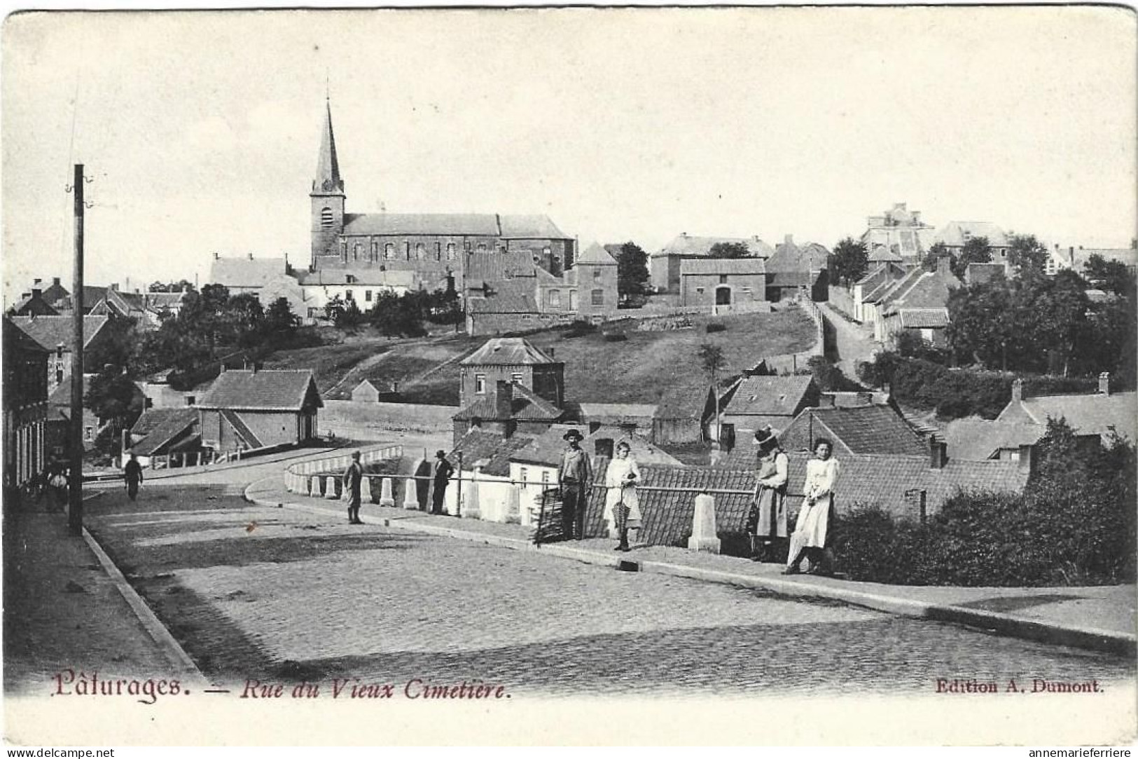 Paturages La Rue Du Vieux Cimetière - Colfontaine