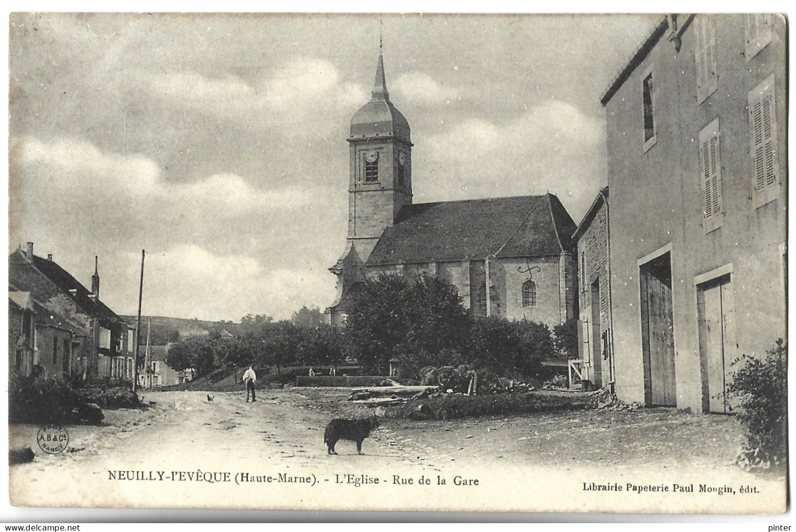 NEUILLY L'EVEQUE - L'Eglise, Rue De La Gare - Neuilly L'Eveque