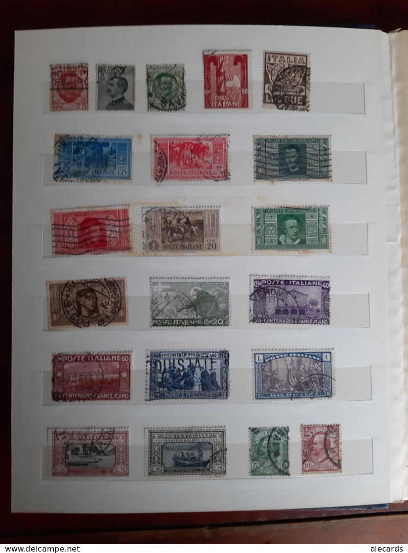Italia - Collezione Di Francobolli Usati Del Regno (9 Scan) - Sammlungen