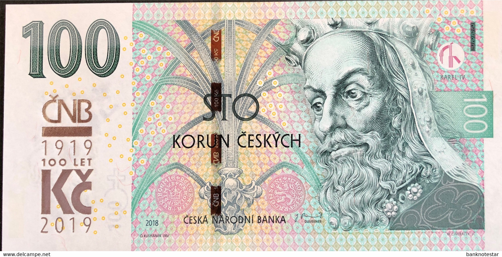 Czech Republic 100 Korun, P-New (2019) - UNC - Czech Republic