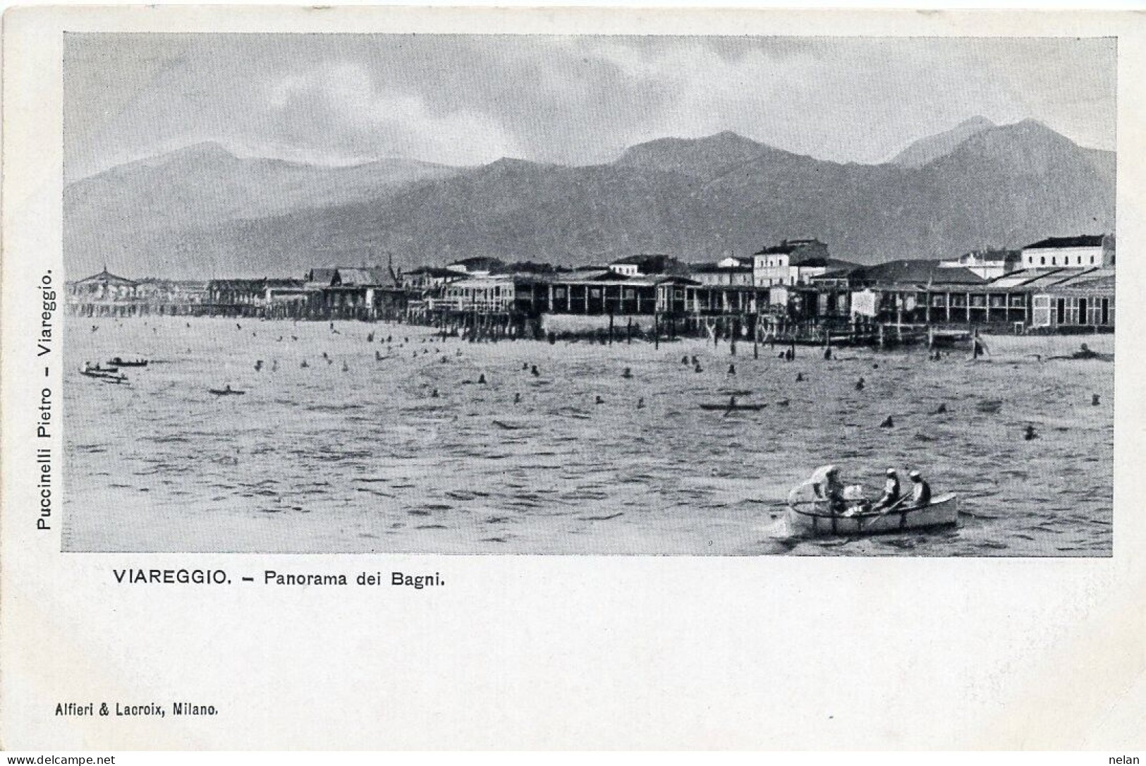 VIAREGGIO - PANORAMA DEI BAGNI - F.P. - Viareggio