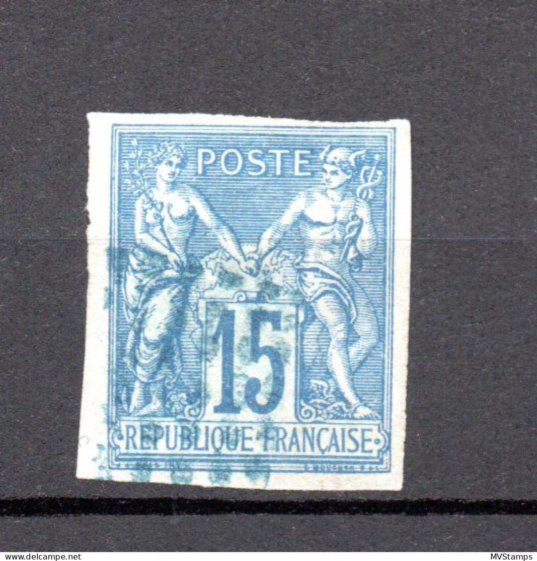 France Colonies 1878 Old Sage Stamp (Michel 40) Nice Used - Sage