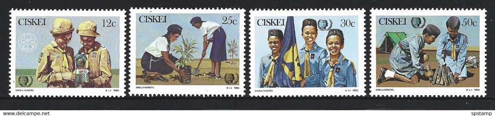 Ciskei 1985 IYC Girl Guide Set Of 4 MNH - Ciskei