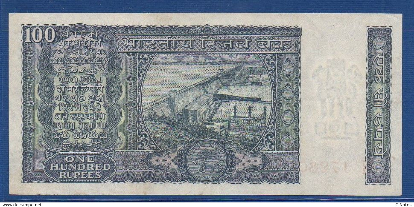 INDIA - P. 64b – 100 Rupees ND, XF/aUNC-,  Serie AG32 172804 - Without Plate Letter Signature: K. R. Puri (1975-1977) - India