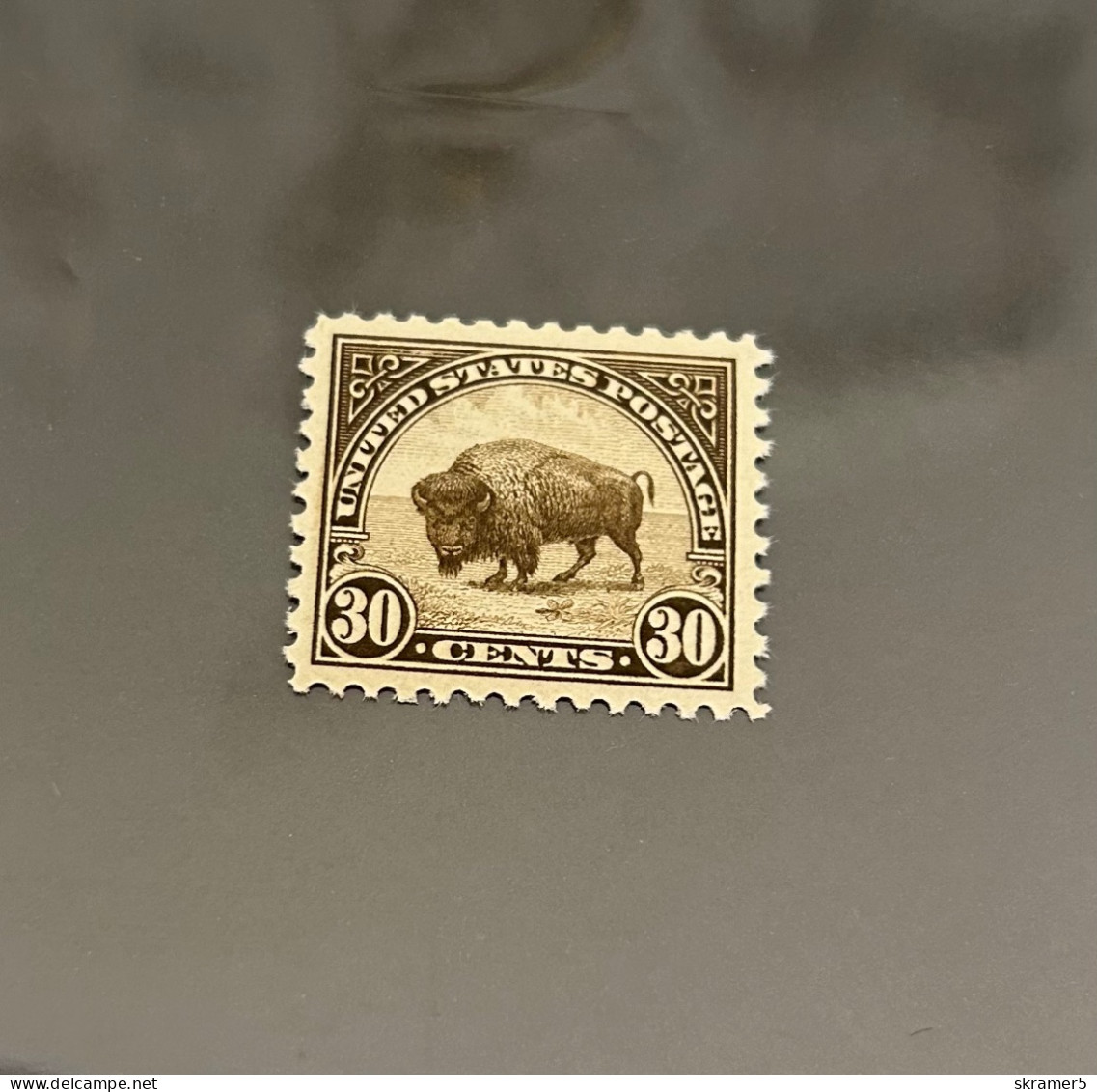 US Scott #569 MNH-30 Cent American Buffalo Issue-Extremely Fine Centering - Neufs