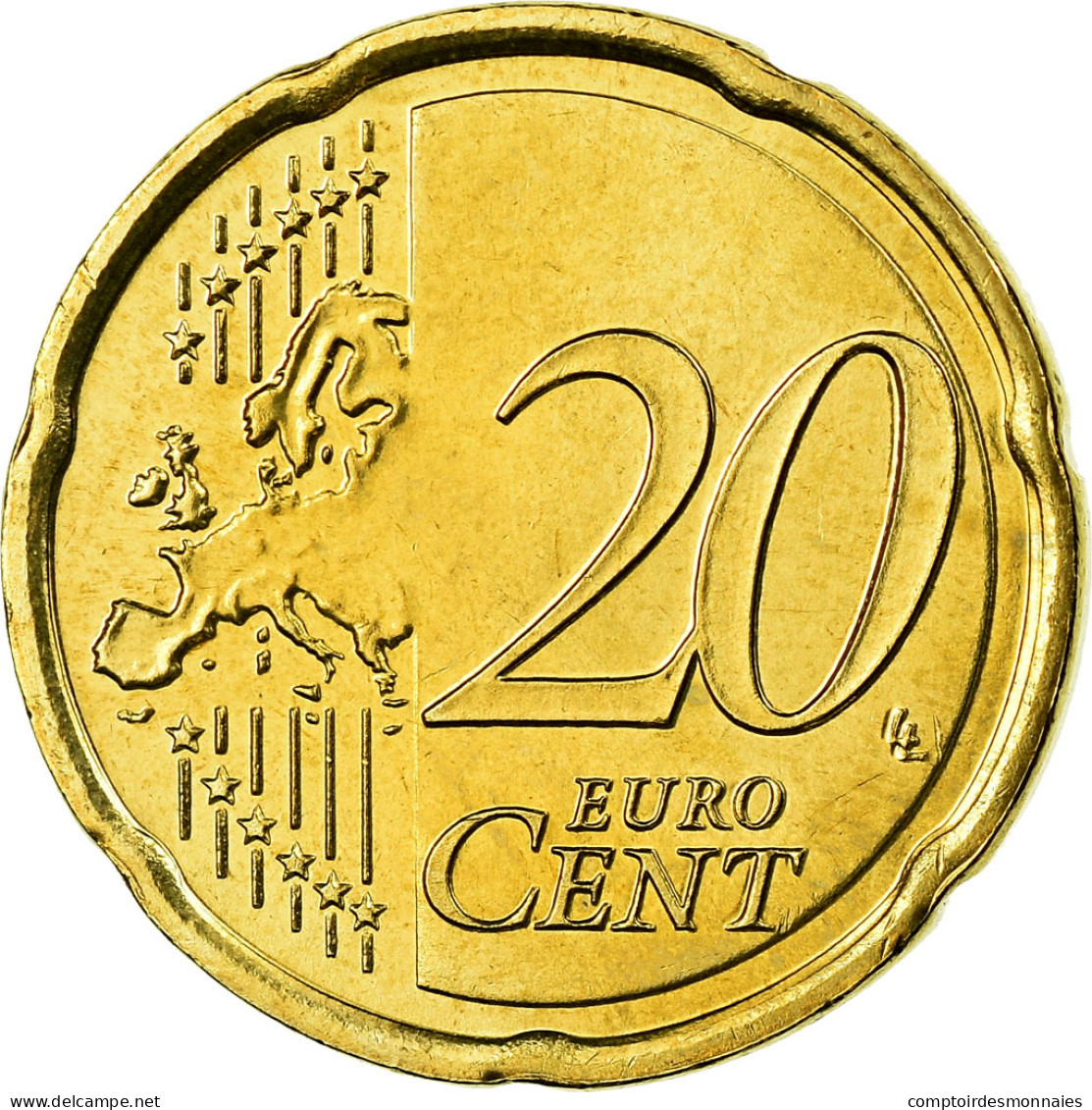 Luxembourg, 20 Euro Cent, 2009, TTB, Laiton, KM:90 - Lussemburgo