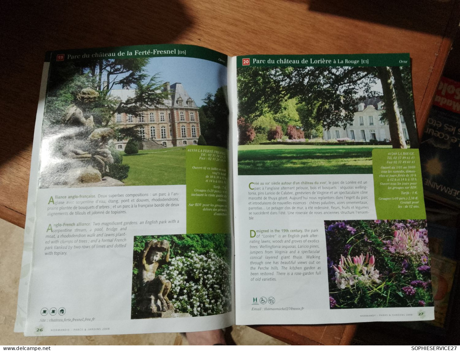 151 //   NORMANDIE PARCS & JARDINS 2008   87 PAGES - Tourism & Regions