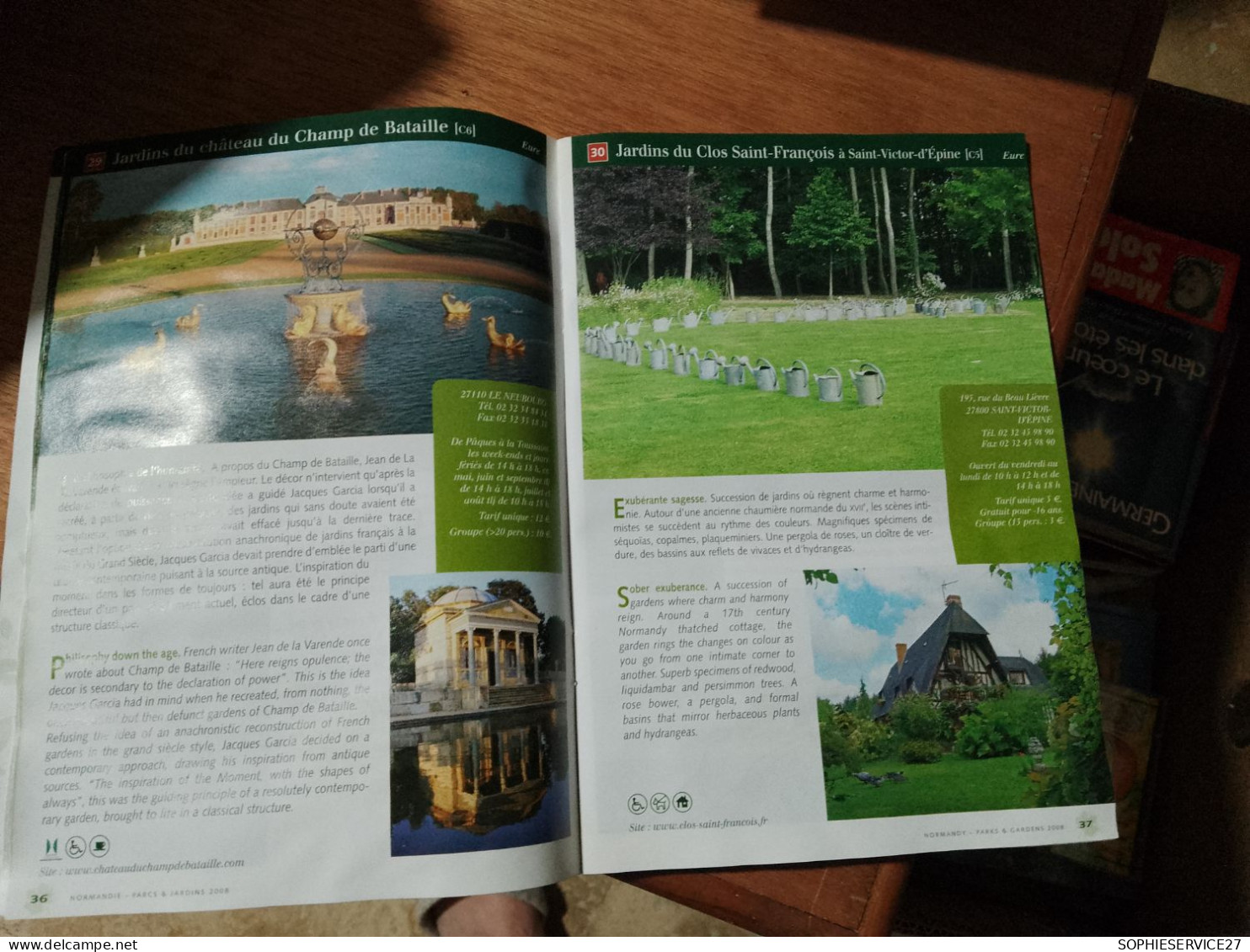 151 //   NORMANDIE PARCS & JARDINS 2008   87 PAGES - Tourism & Regions