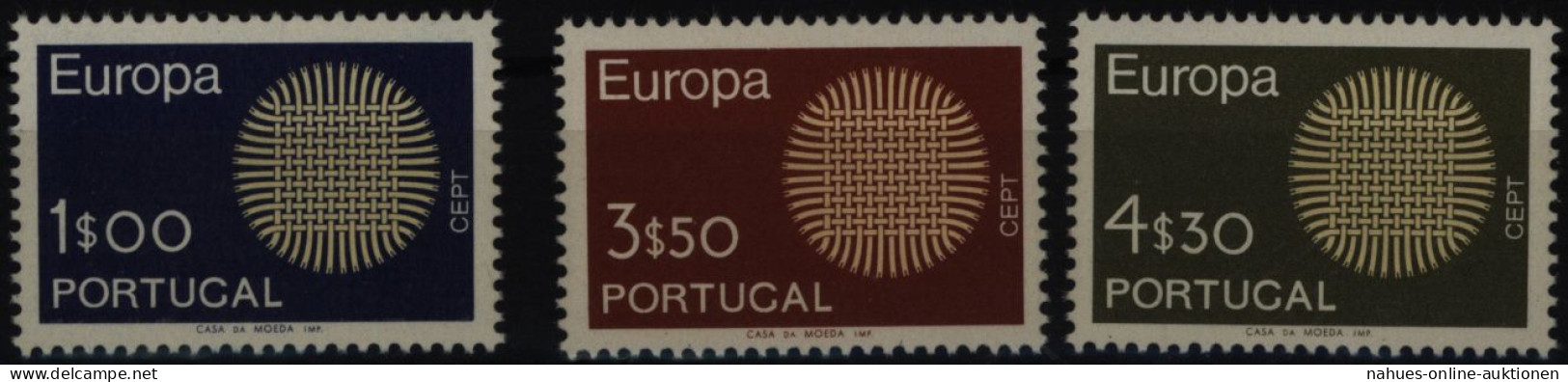 Portugal 1092-1094 Europa CEPT 1970 Komplett Postfrisch ** MNH - Lettres & Documents