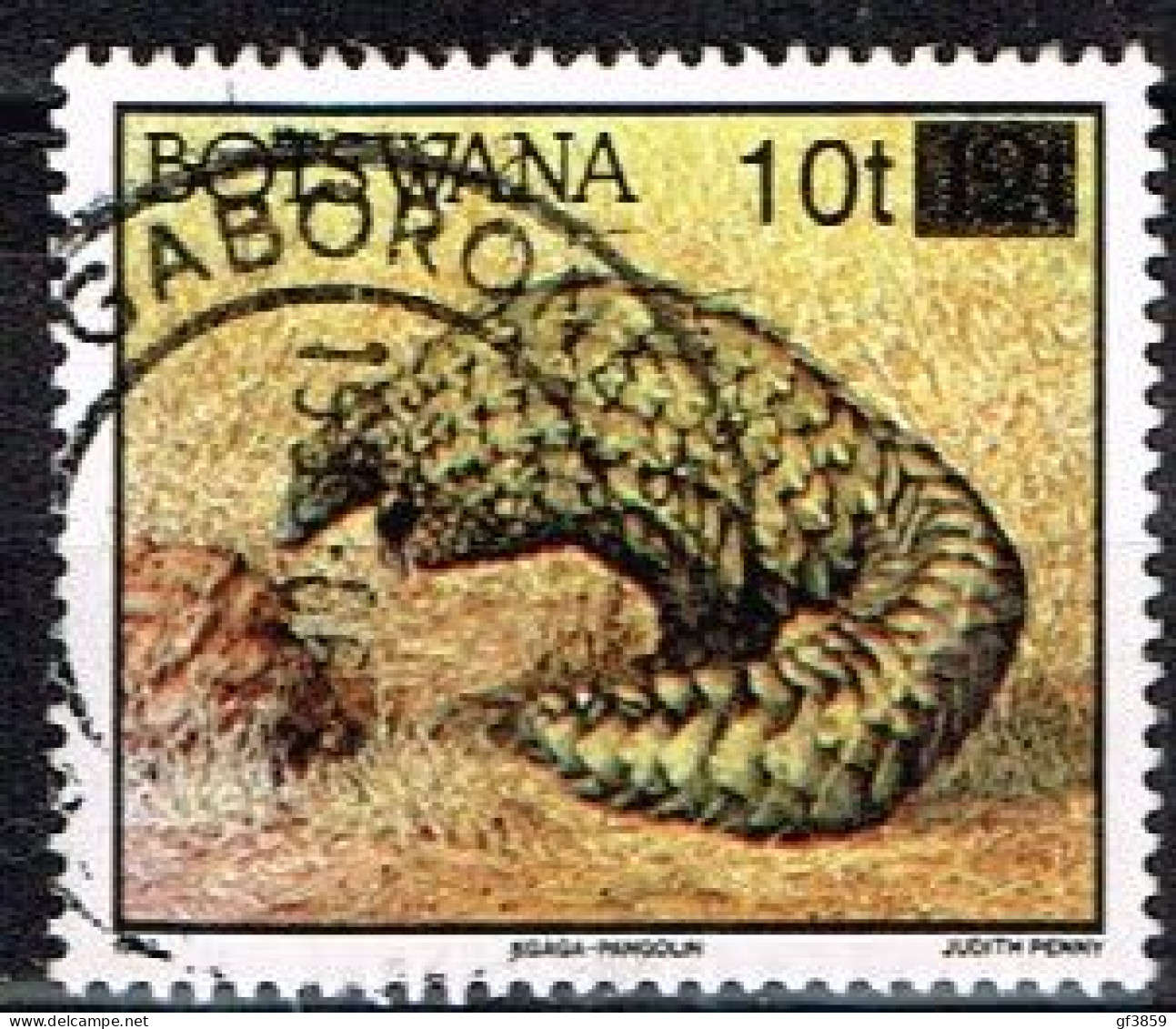 BOTSWANA / Oblitérés /Used / 1994 - Animal Surchargé - Botswana (1966-...)