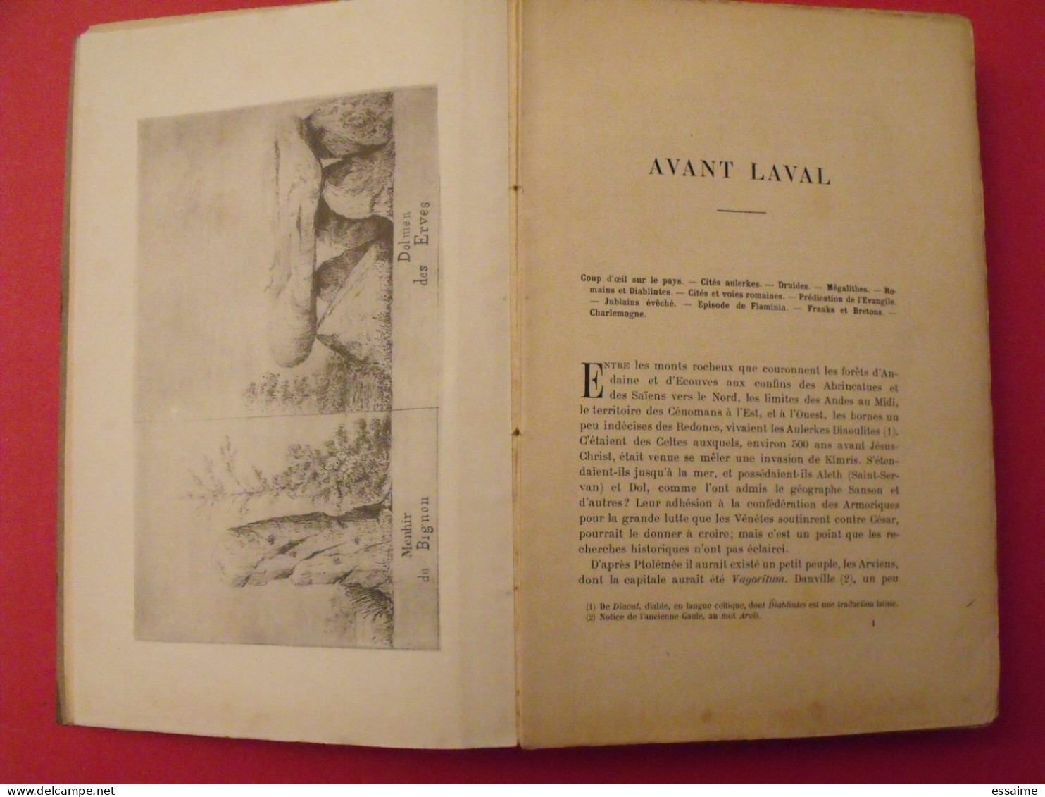 Histoire De Laval Par Couanier De Launay. Chailland 1894. Mayenne - Pays De Loire