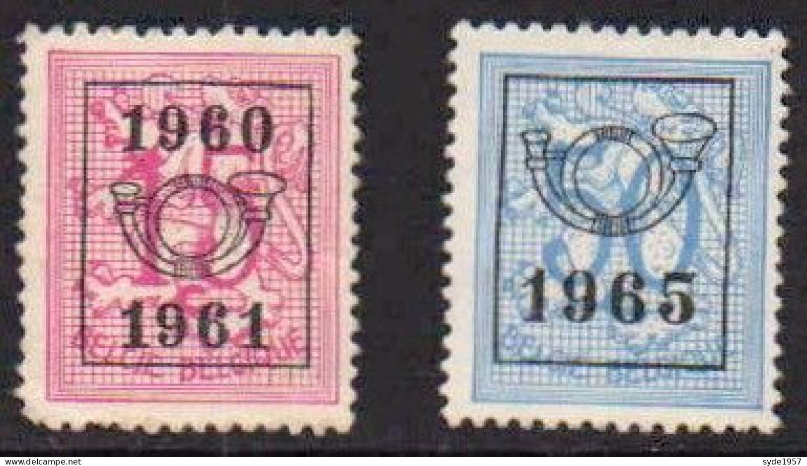 Belgique Surcharge  Petit Sceau De L'état   COB PO 703 Et 765  Cote Totale > 3€ - Typo Precancels 1936-51 (Small Seal Of The State)