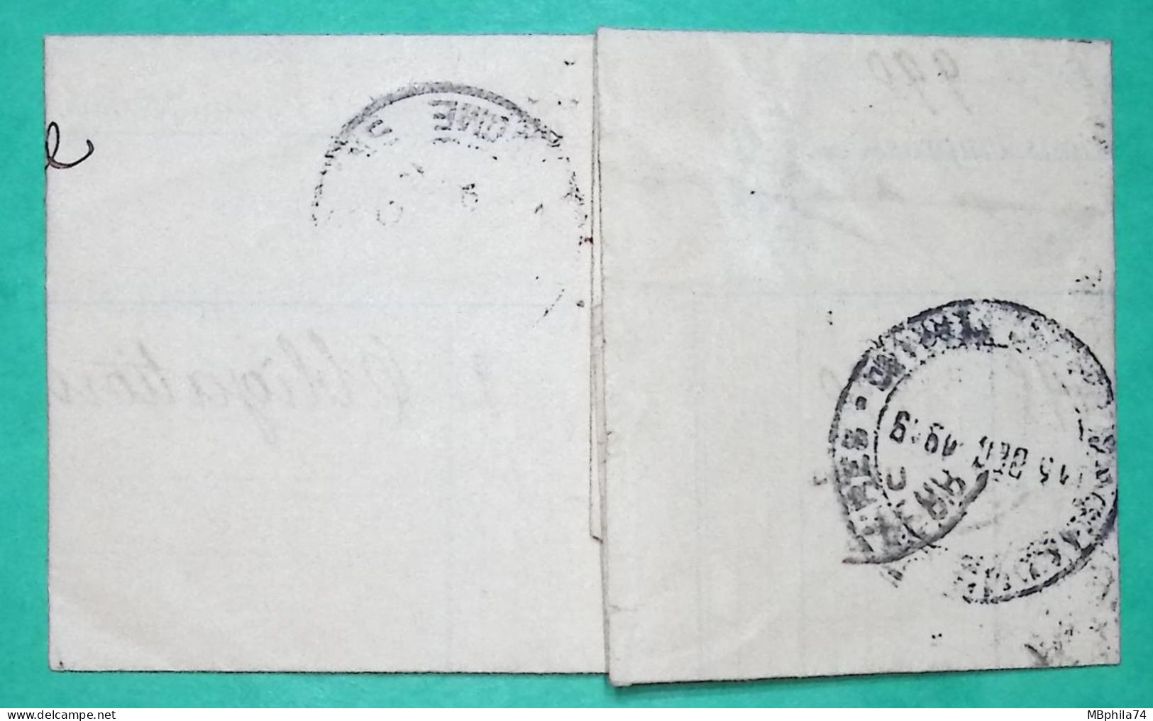 N°130 SEMEUSE PERFORE C.F. BANQUE CHALUS FRERES CLERMONT FERRAND PUY DE DOME POUR ST DIER 1919 LETTRE COVER FRANCE - Covers & Documents