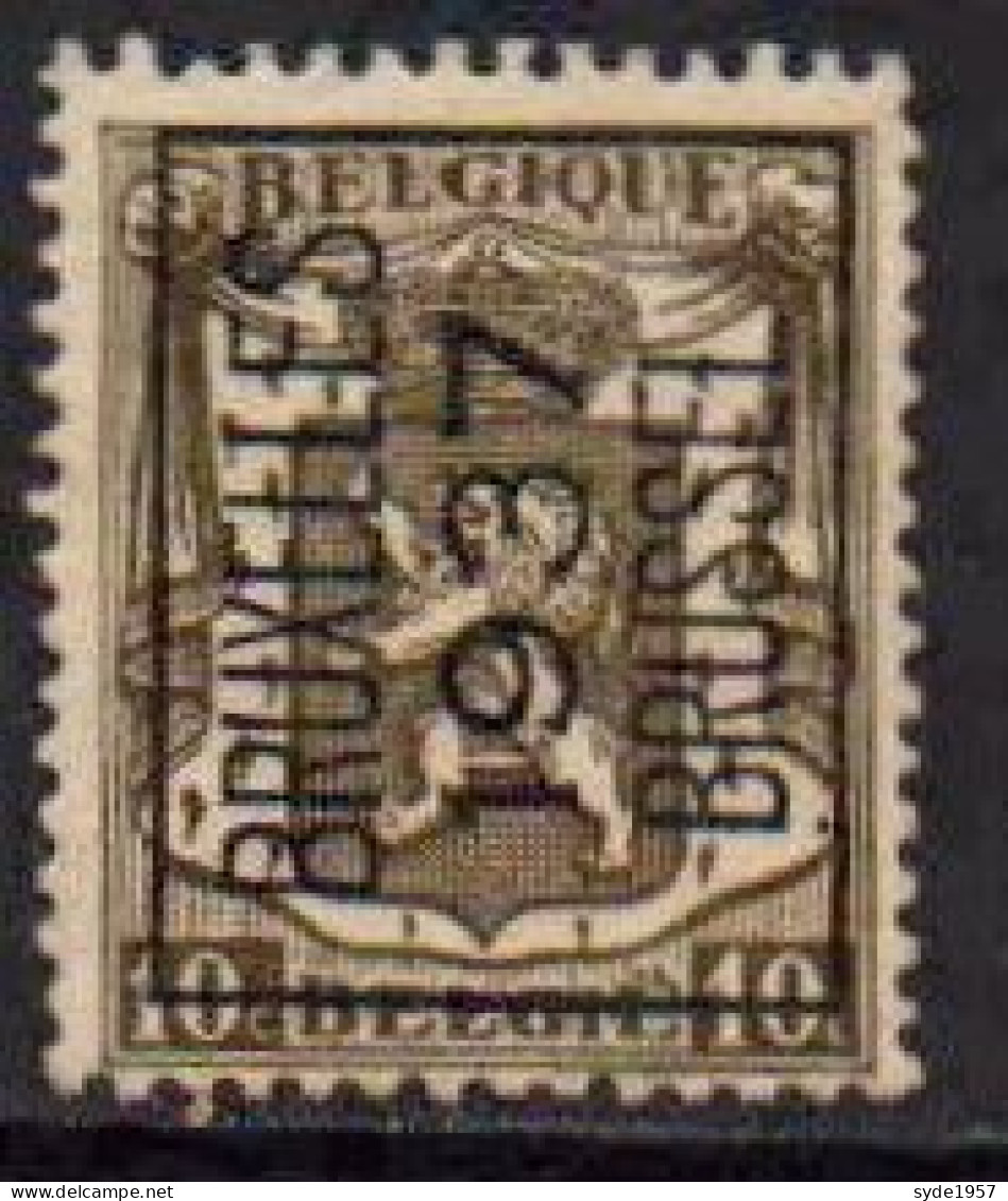 Belgique   Petit Sceau De L'état 5c Et 10c Surcharge Bruxelles 1937 - Typo Precancels 1936-51 (Small Seal Of The State)