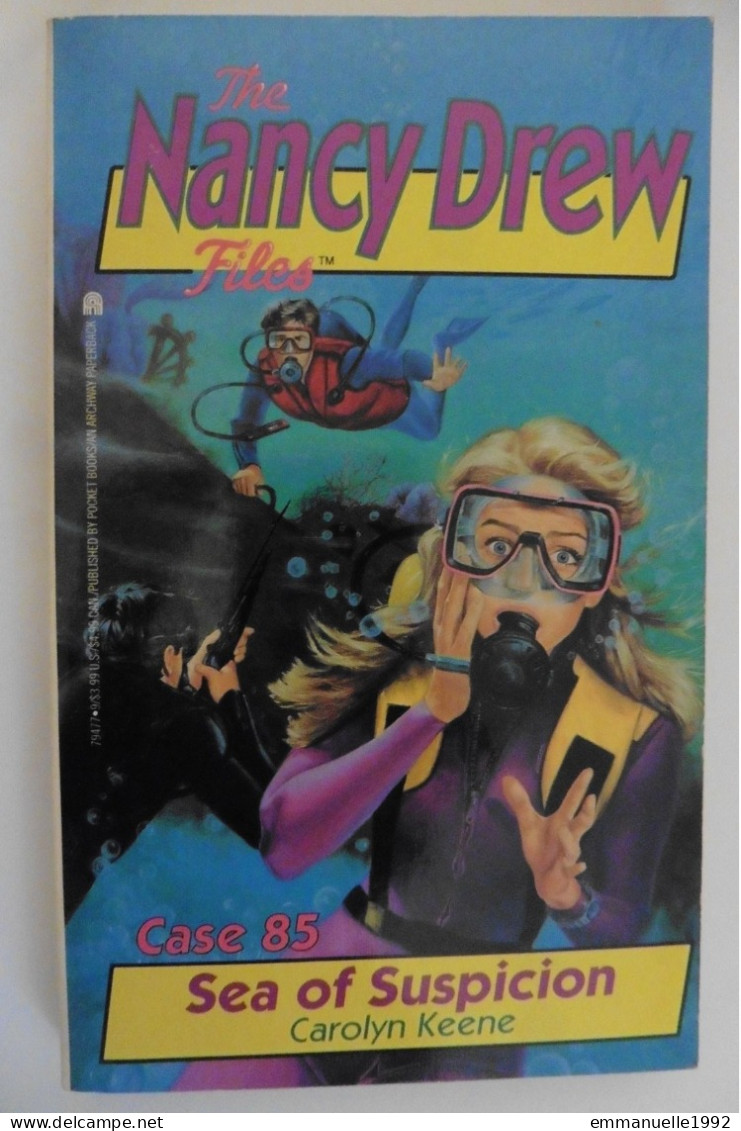 The Nancy Drew Files Case 85 Sea Of Suspicion Carolyn Keene 1993 Paperback Books - English - Dramas Policiacos