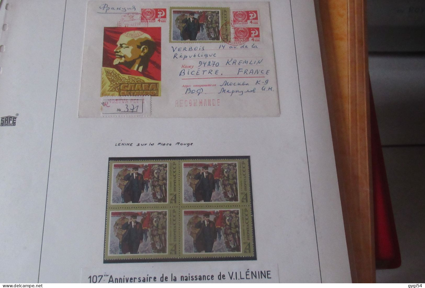 RUSSIE Special LENINE  TIMBRES NEUFS ET LETTRES - Collections