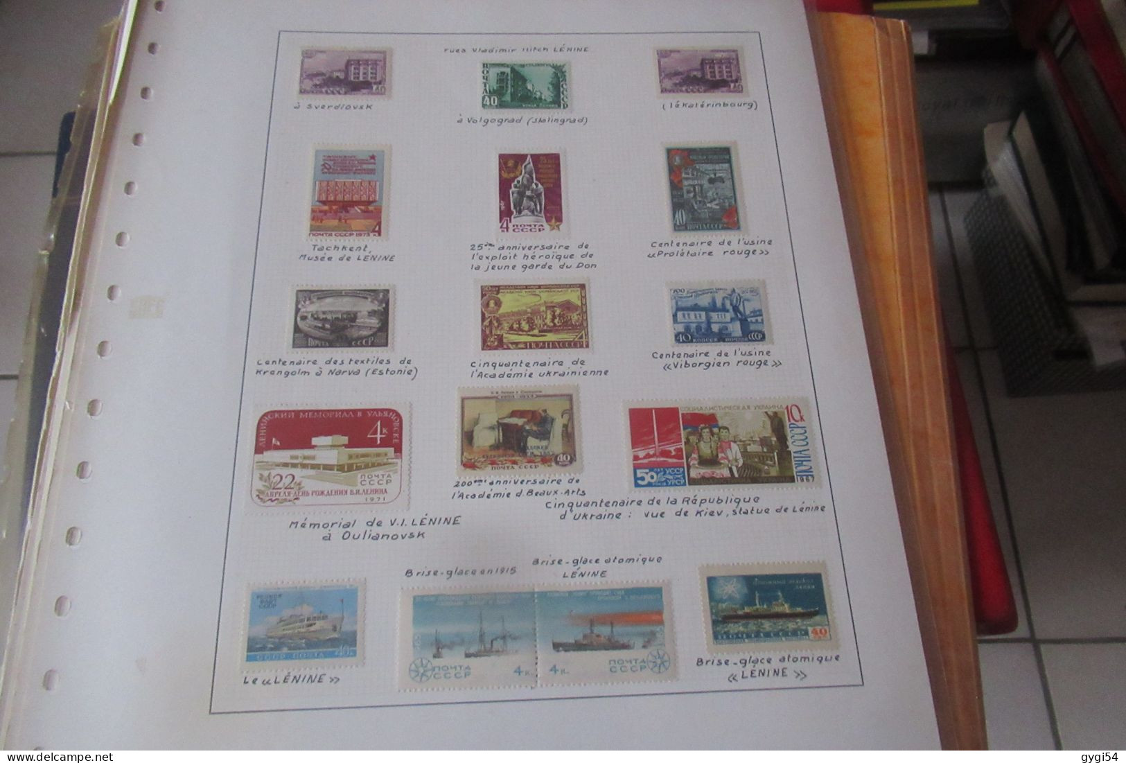 RUSSIE Special LENINE  TIMBRES NEUFS ET LETTRES