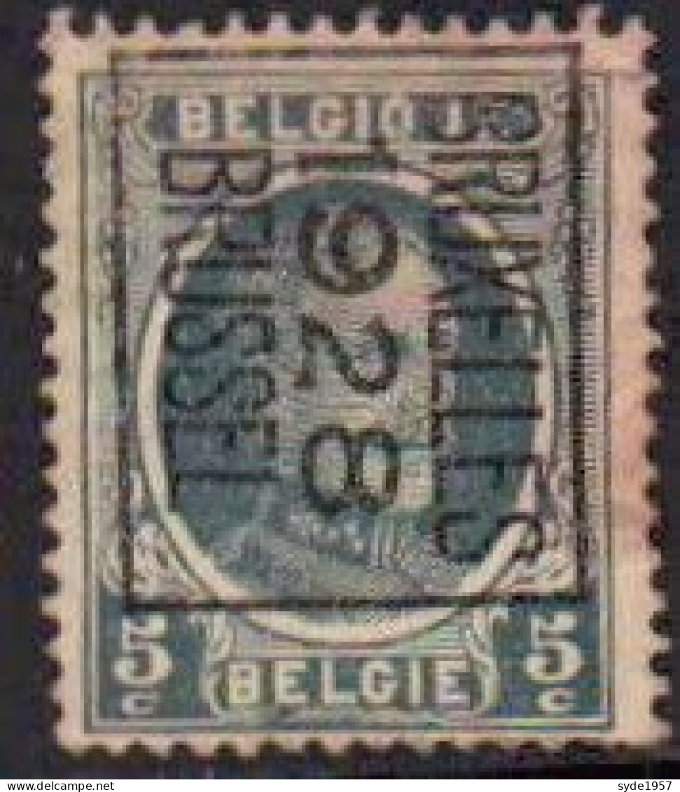 Belgique   Albert 1er Type Houyoux 5c Surcharge Bruxelles 1928 - Tipo 1922-31 (Houyoux)