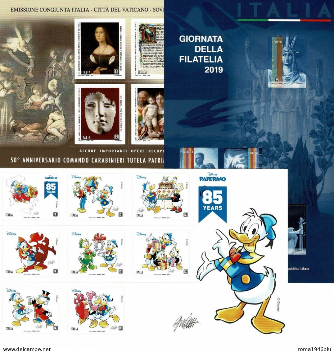 Italia Repubblica 2019 Annata Completa/Complete Year MNH/** - Full Years