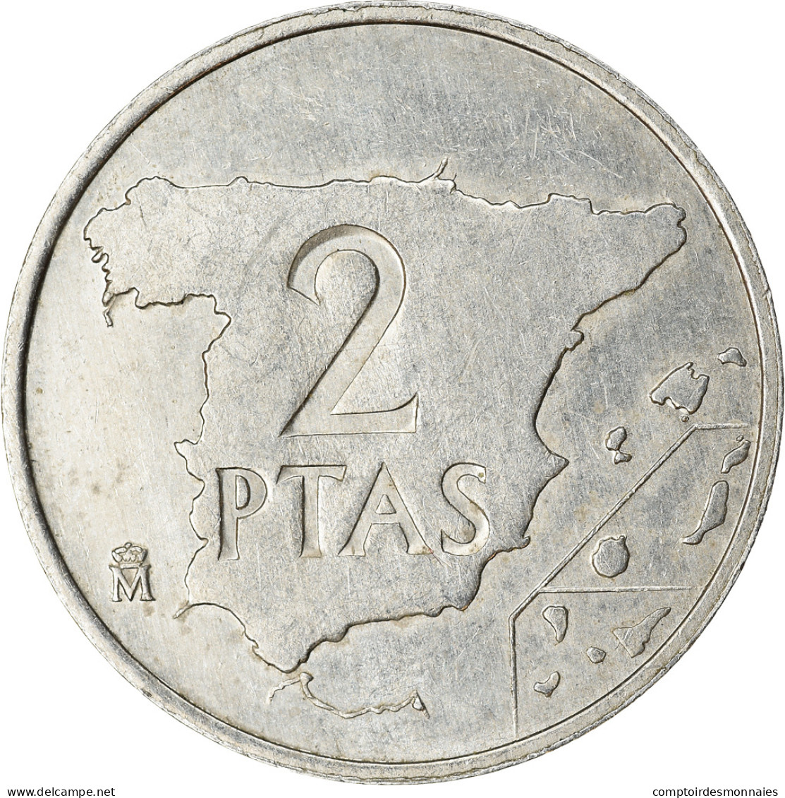 Monnaie, Espagne, Juan Carlos I, 2 Pesetas, 1982, TTB, Aluminium, KM:822 - 2 Pesetas