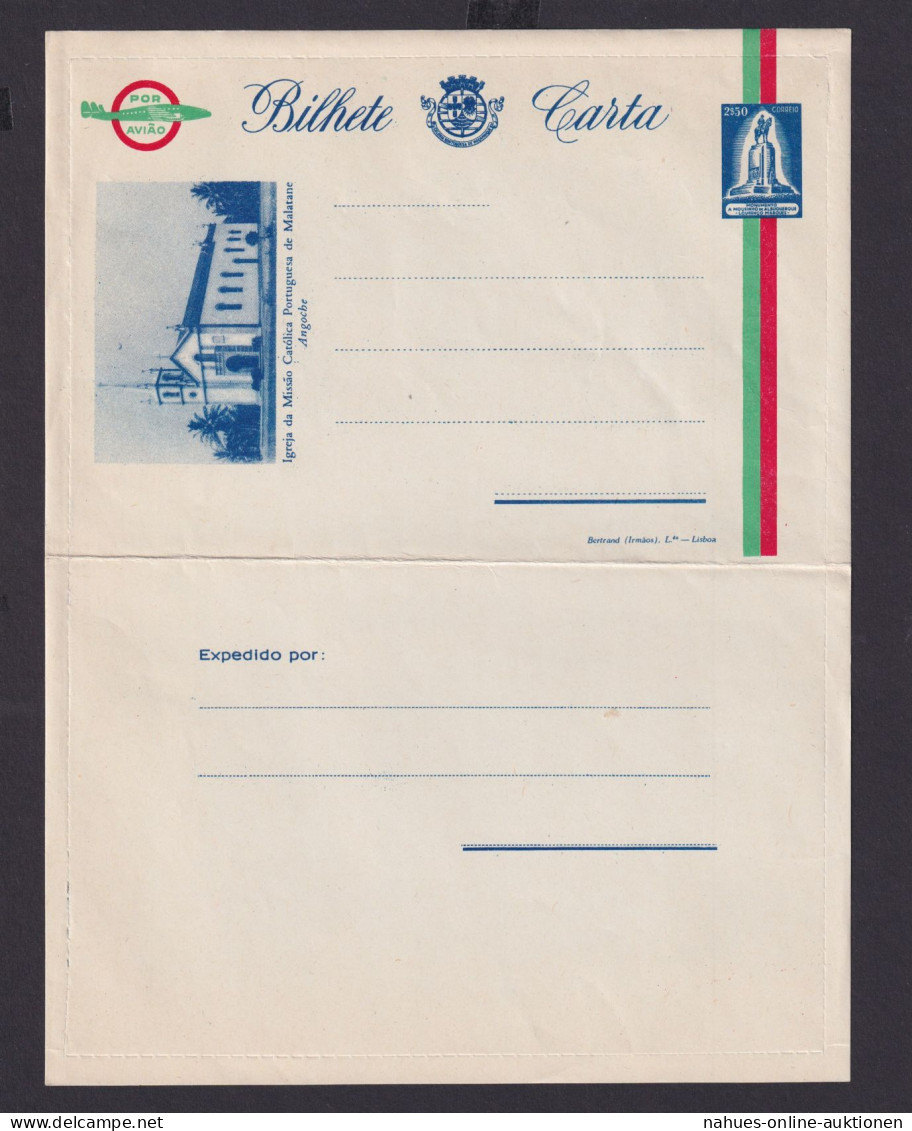 Mosambik Mozambique Afrika Portugal Kolonien Selt. Ganzsache Kartenbrief 2,50 $ - Lettres & Documents
