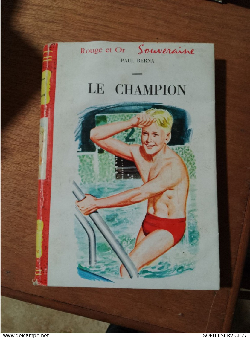 151 //  LE CHAMPION  195 - Bibliothèque Rouge Et Or