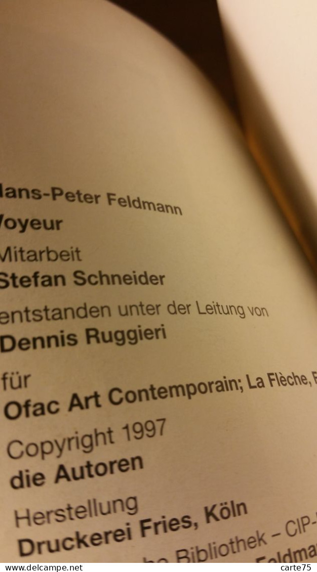 Voyeur Hans Peter Feldmann 1997 Photographie Cologne Allemagne Germany Köln Deutschland Voyeur 2 Photos Photography - Fotografía