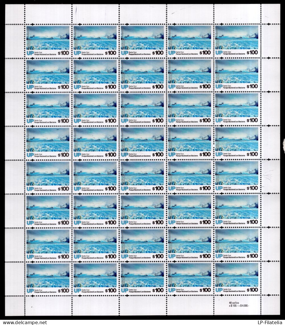 Argentina - 2019 - Sheet - Hoja - $ 100 Parque Nacional Los Glaciares - Santa Cruz. - Nuevos