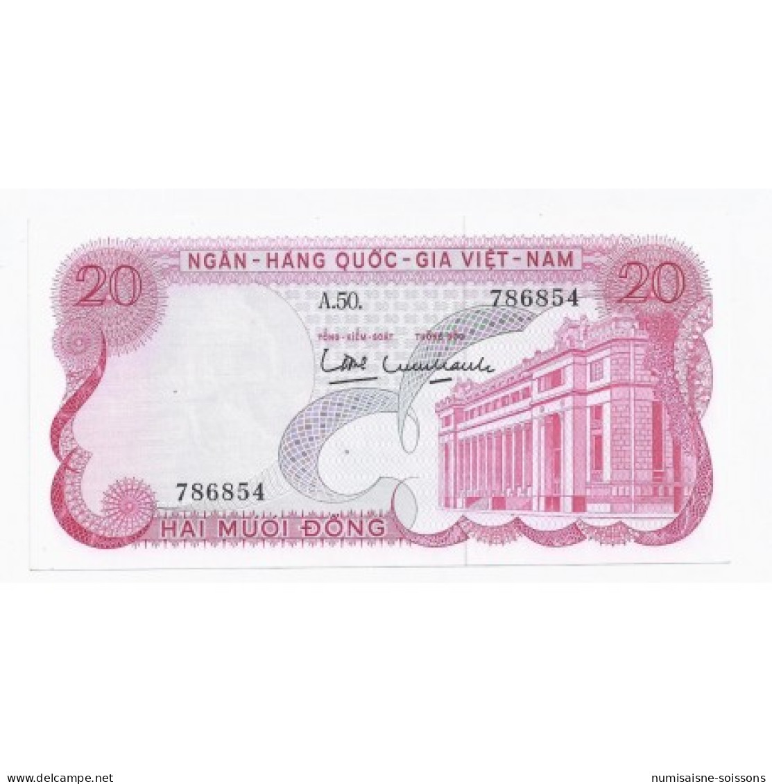 VIETNAM - PICK 24 - 20 DONG - 1969 - NEUF - Vietnam