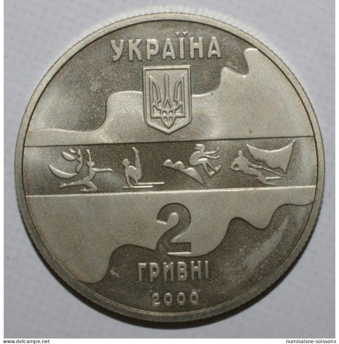 UKRAINE - KM 97 - 2 HRYVNI 2000 - J.O. SYDNEY - SKI - SPL - Micronésie