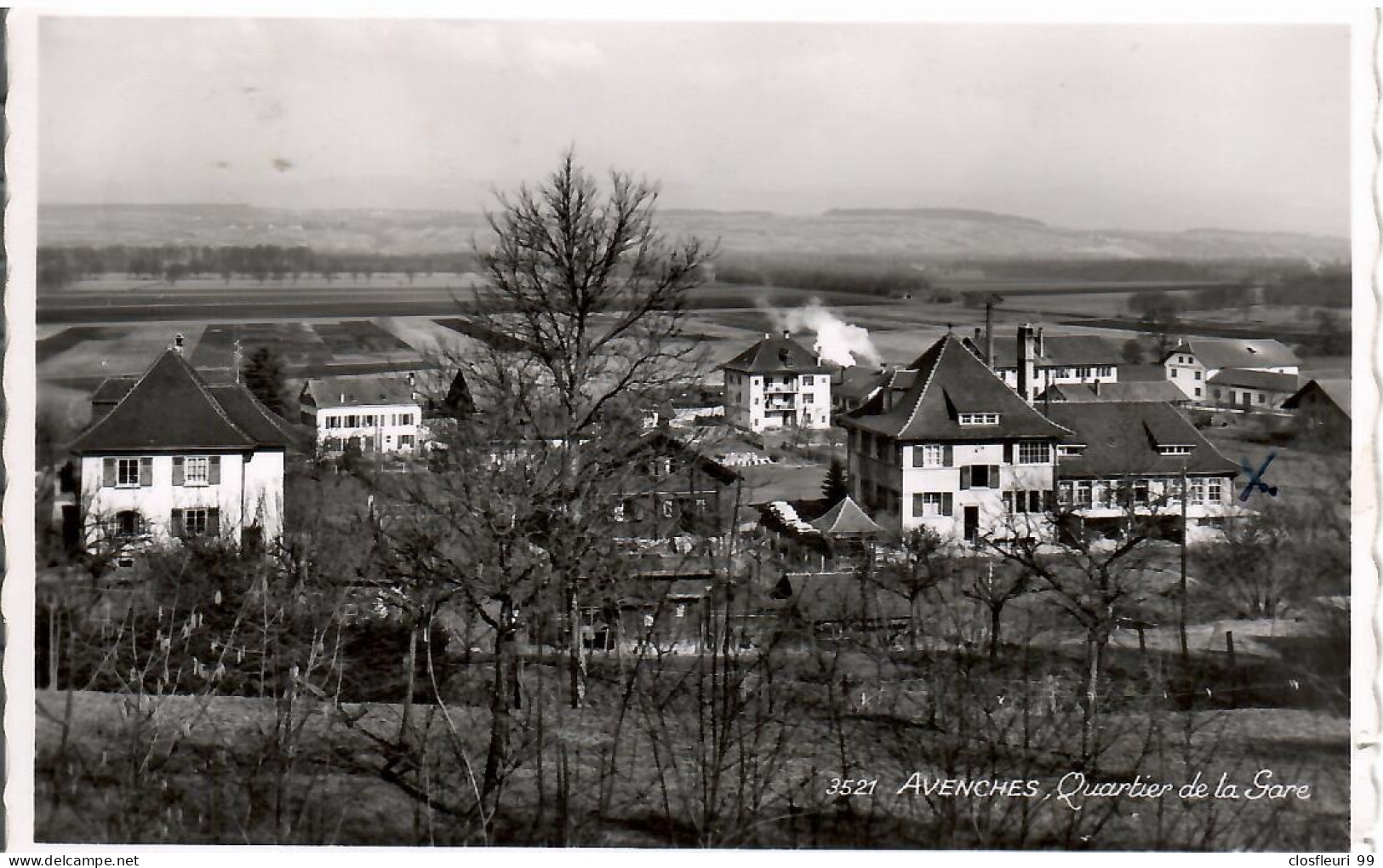 Avenches, Quartier De La Gare Ecrite 30.12.1941 / Vue Disparue Aujourd'hui - Avenches