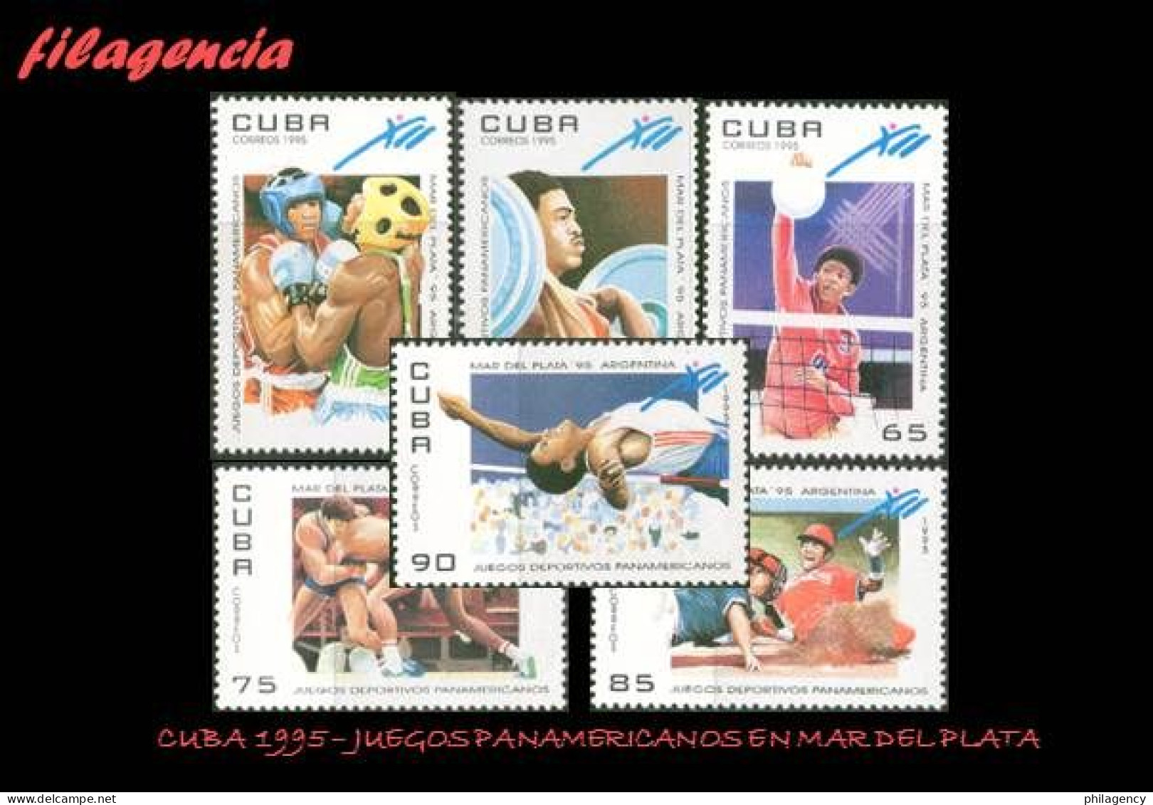 CUBA MINT. 1995-03 JUEGOS PANAMERICANOS EN MAR DEL PLATA - Unused Stamps