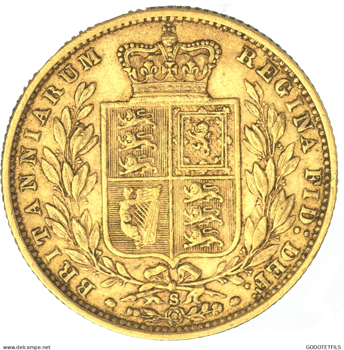 Royaume-Uni-Souverain Victoria  1875 Londres - 1 Sovereign