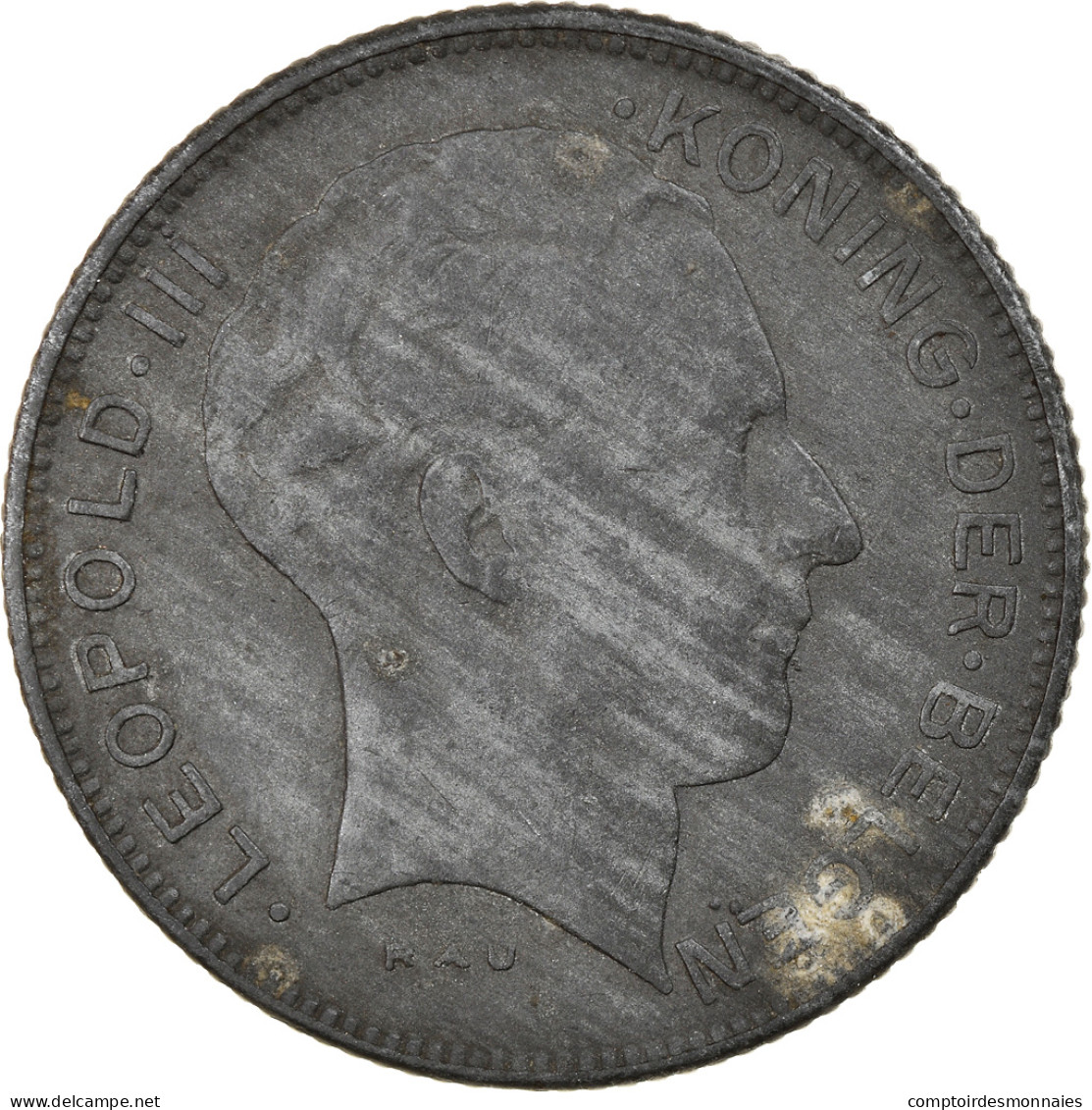 Monnaie, Belgique, 5 Francs, 5 Frank, 1941, TTB, Zinc, KM:130 - 5 Francs