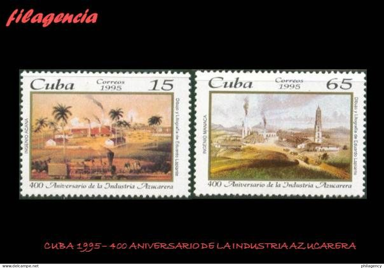 CUBA MINT. 1995-15 IV CENTENARIO DE LA INDUSTRIA AZUCARERA EN CUBA - Unused Stamps