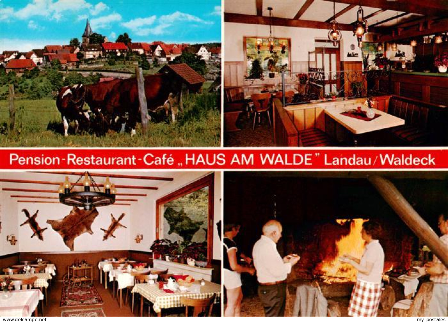 73917159 Landau Waldeck Pension Restaurant Cafe Haus Am Walde Gastraeume Grill - Bad Arolsen
