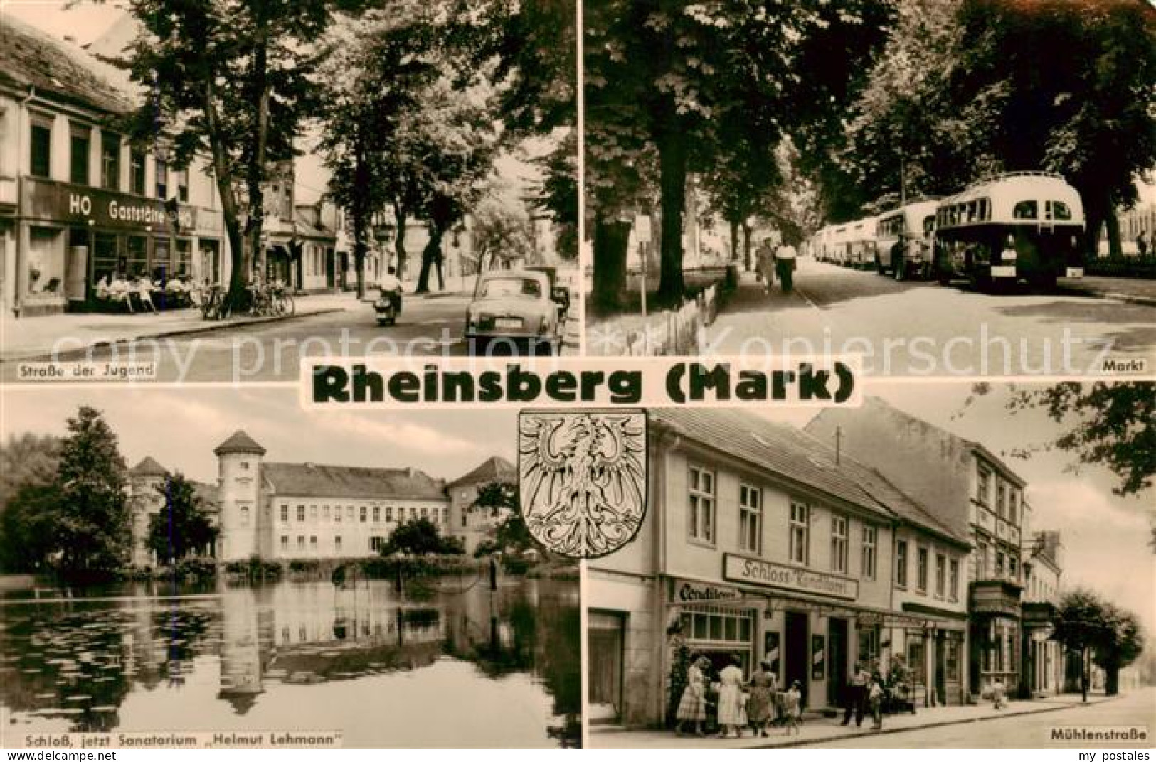 73809325 Rheinsberg Strasse Der Jugend Markt Schloss Sanatorium Helmut Lehmann M - Zechlinerhütte