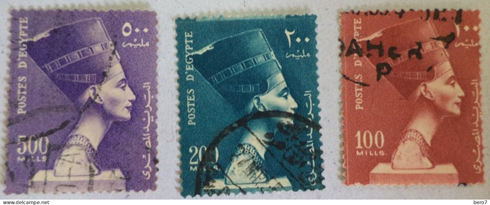 EGYPT  - 1953-  Queen Nefertiti Head Statue [USED] (Egypte) (Egitto) (Ägypten) (Egipto) (Egypten) - Usados