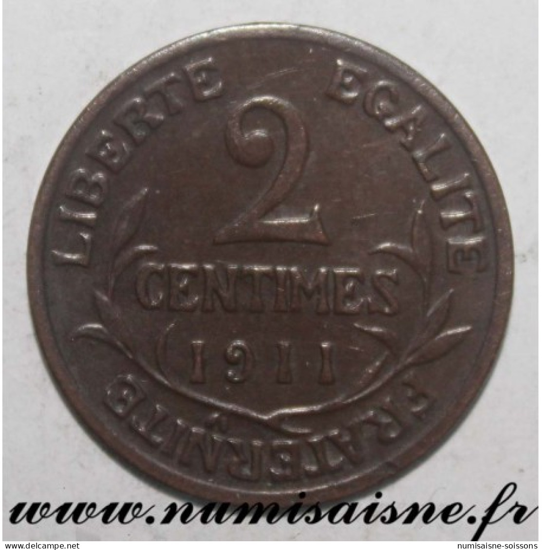 GADOURY 107 - 2 CENTIMES 1911 - TYPE DUPUIS - KM 841 - SPL - 2 Centimes