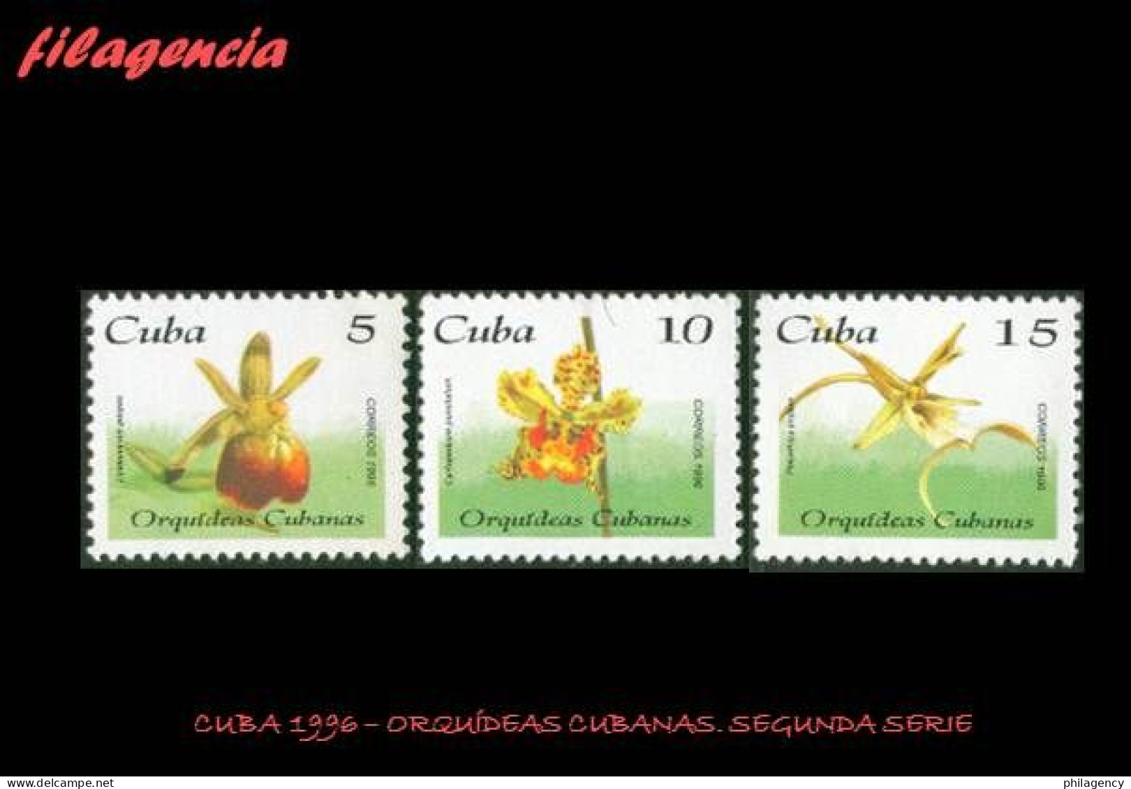 CUBA MINT. 1996-12 ORQUÍDEAS CUBANAS. SEGUNDA SERIE - Nuevos